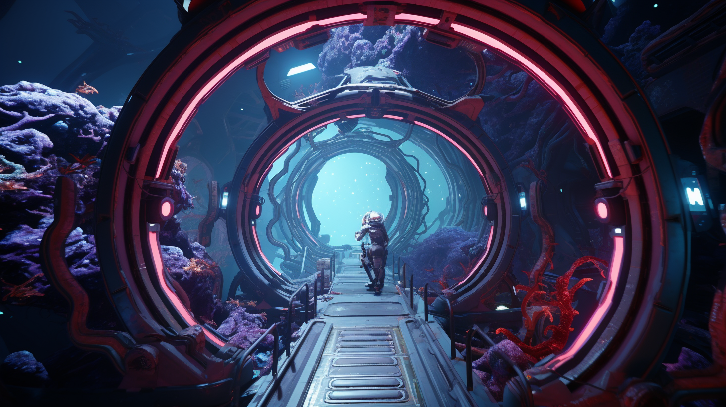 Stunning VR Time Travel Game in Futuristic Deep Sea Base