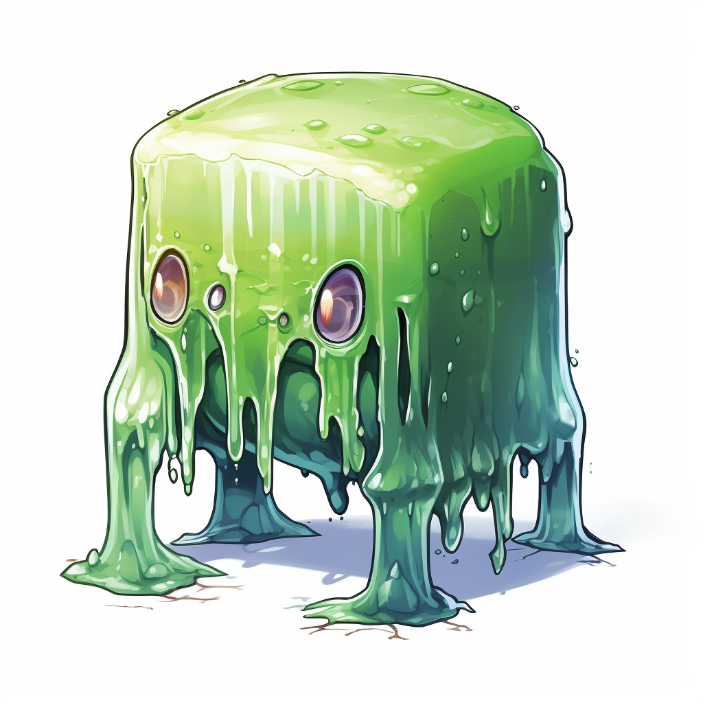 Deformed Anime Slime Fantasy World