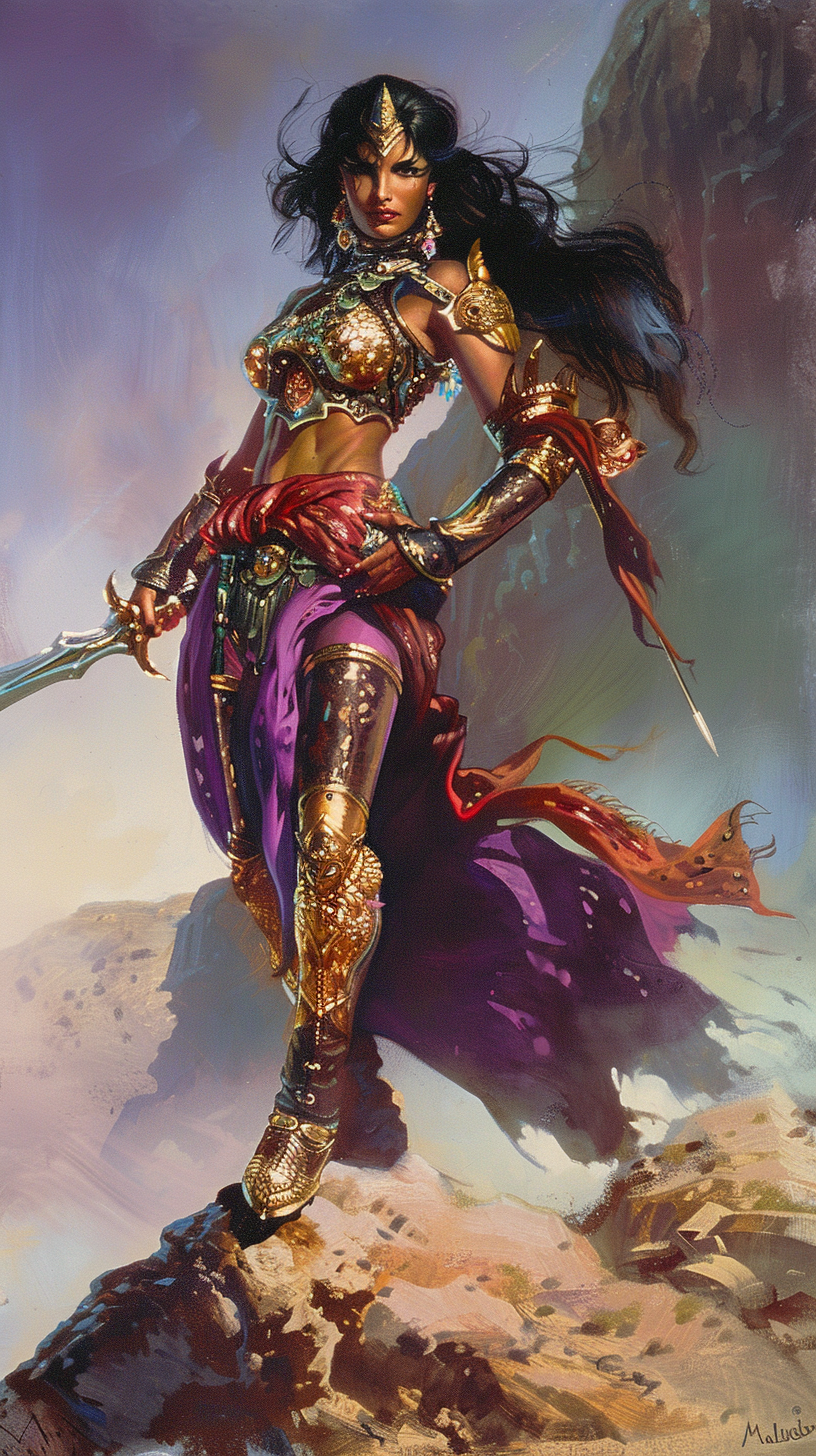 Dejah Thoris Fantasy Art Painting