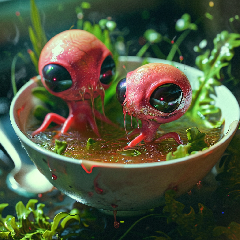 Delicious alien soup recipe