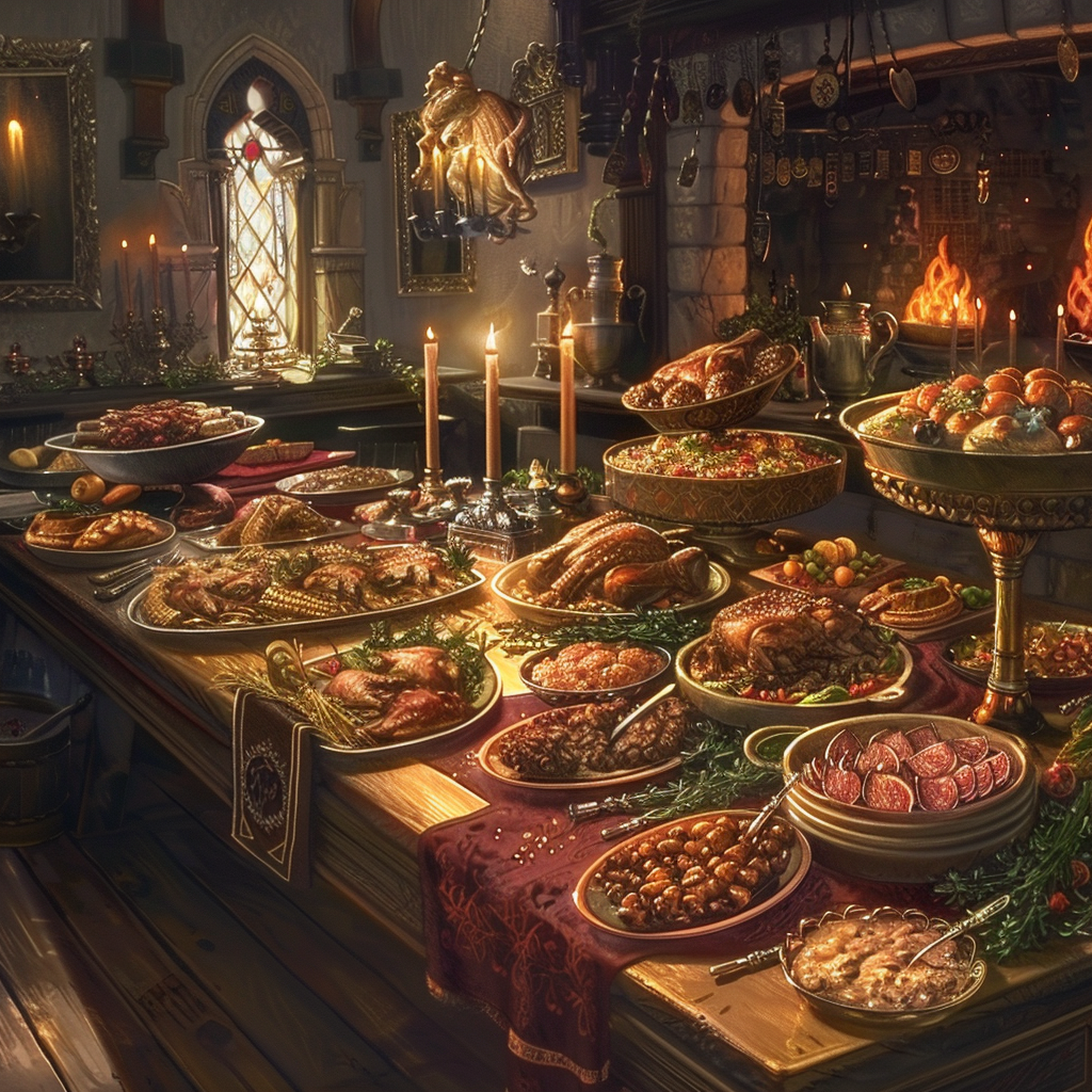 DND Fantasy Feast Food Image