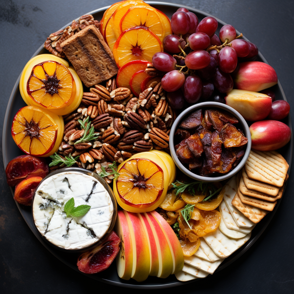 Assorted Delicacies on Plate