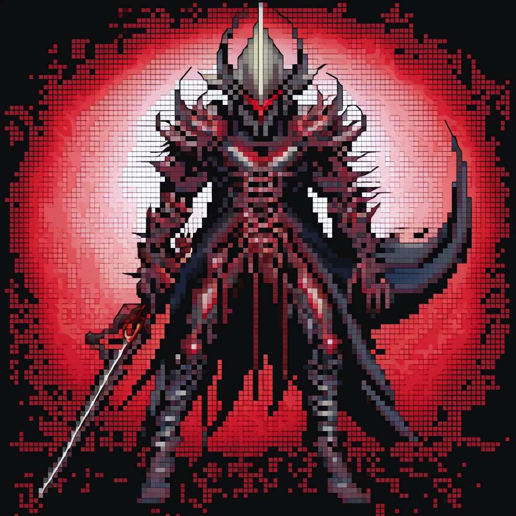 Demon knight pixel art