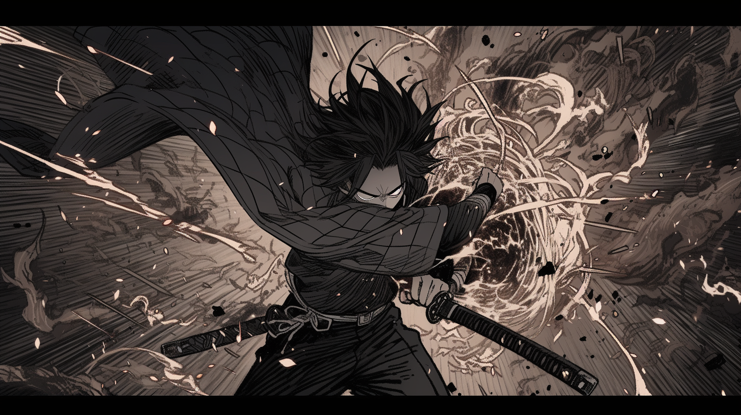 Action-packed demonslayer mugen champloo fighting explosion