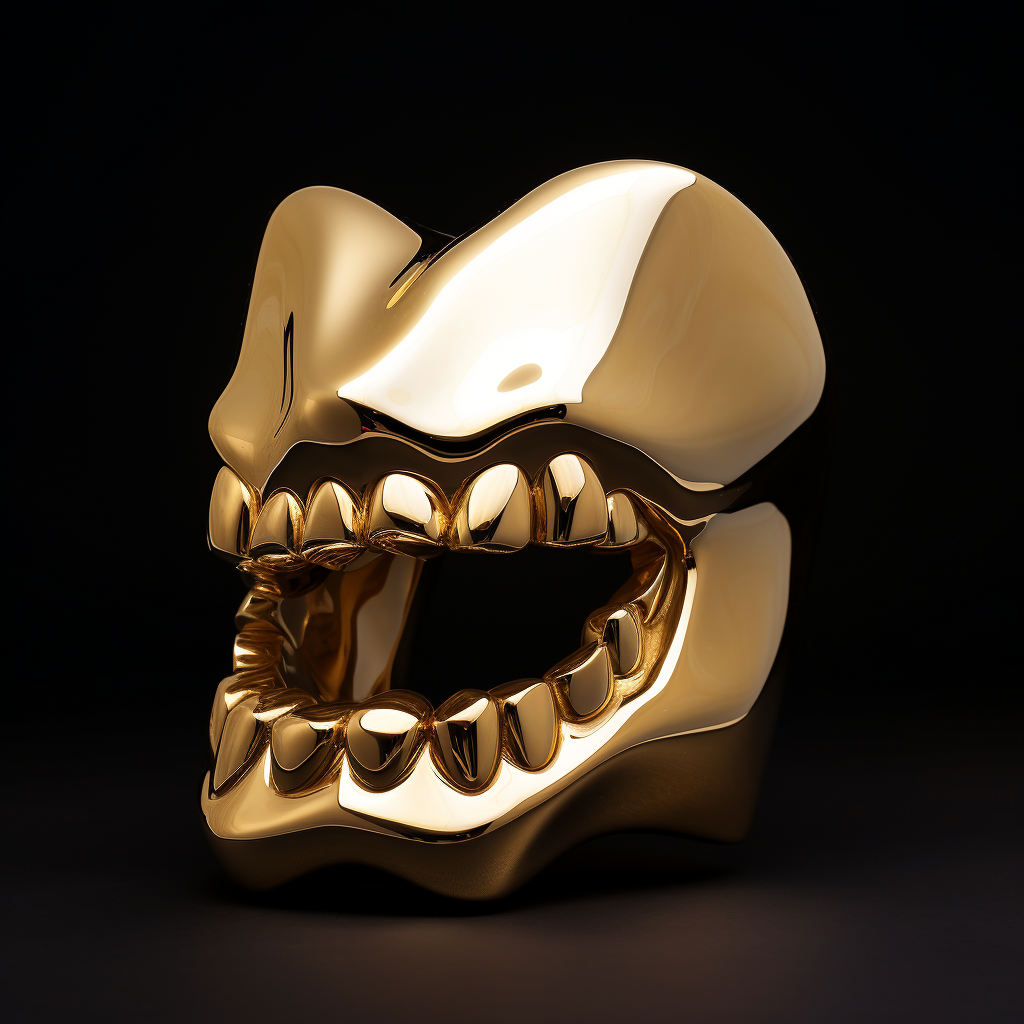 Golden dental shape image