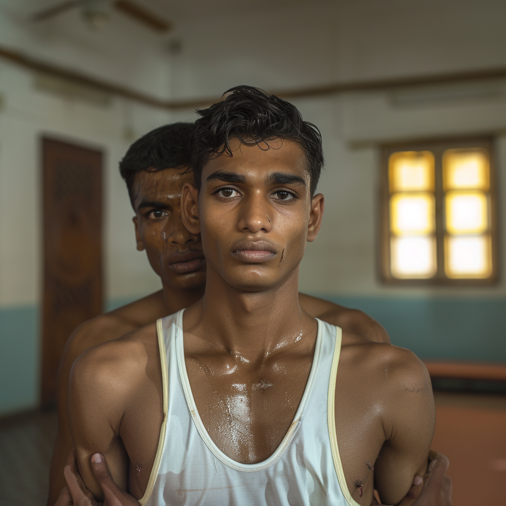 Young Indian Athlete Depressed Mood