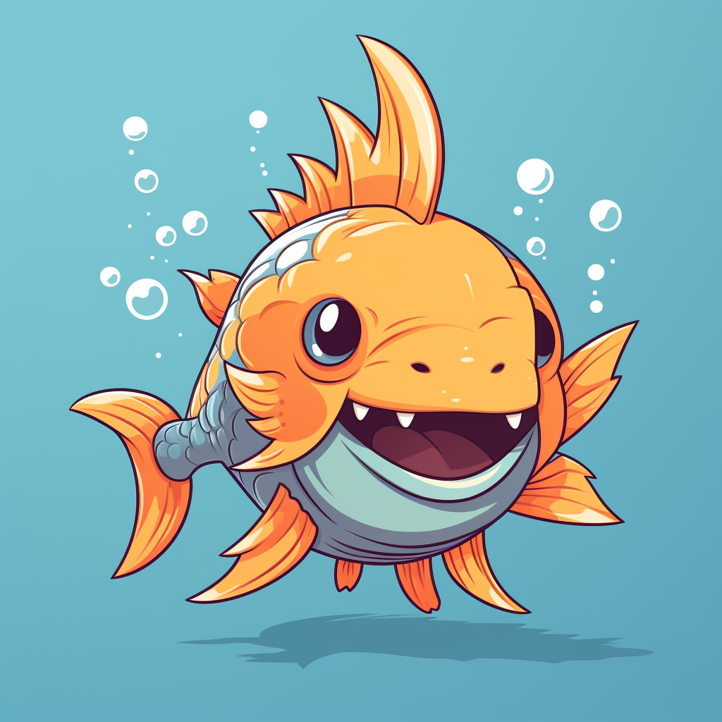 A silly Magikarp from Pokémon