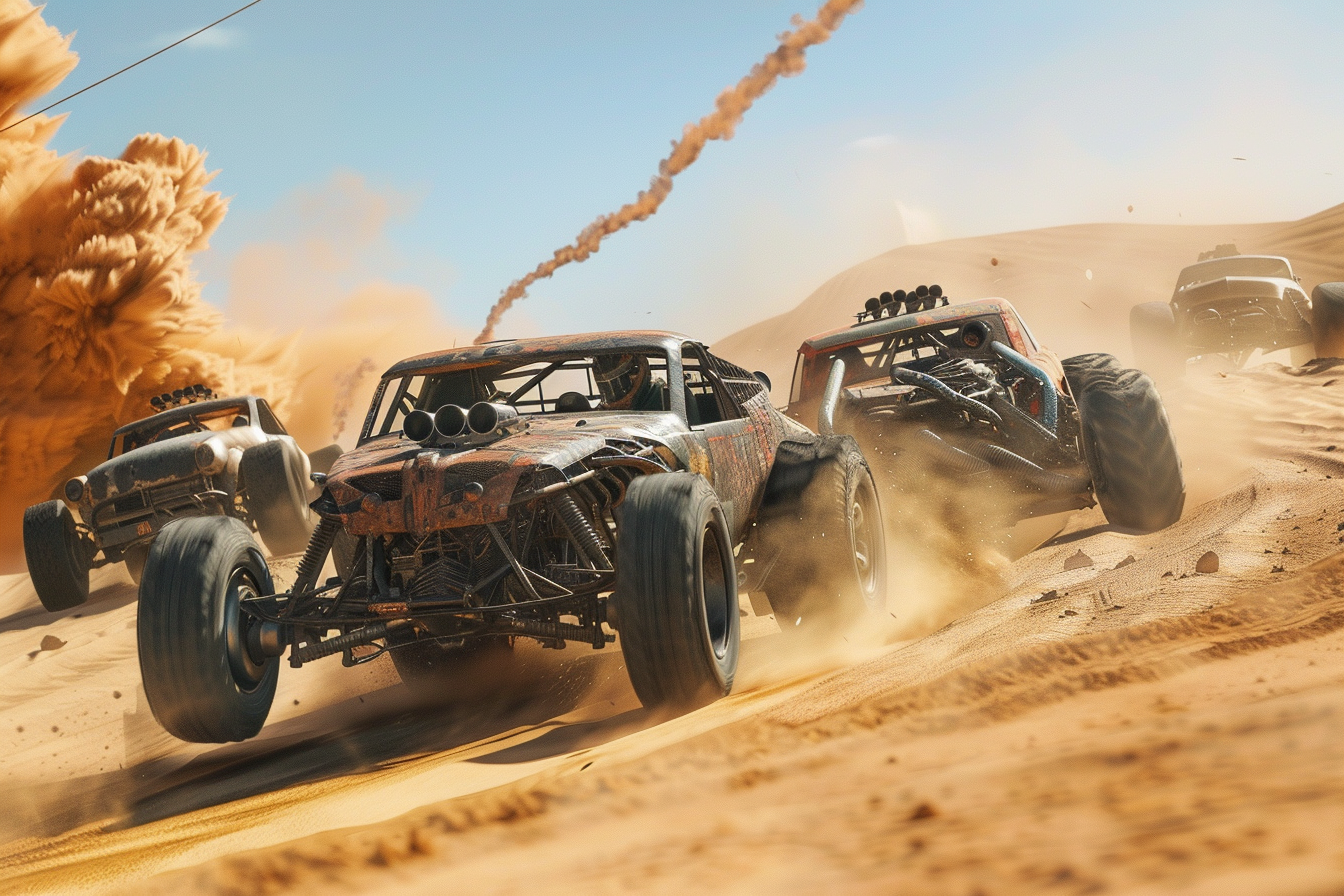 Mad Max style desert race