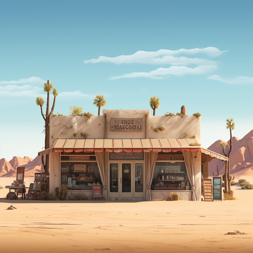 Desert Shops Photography Collection