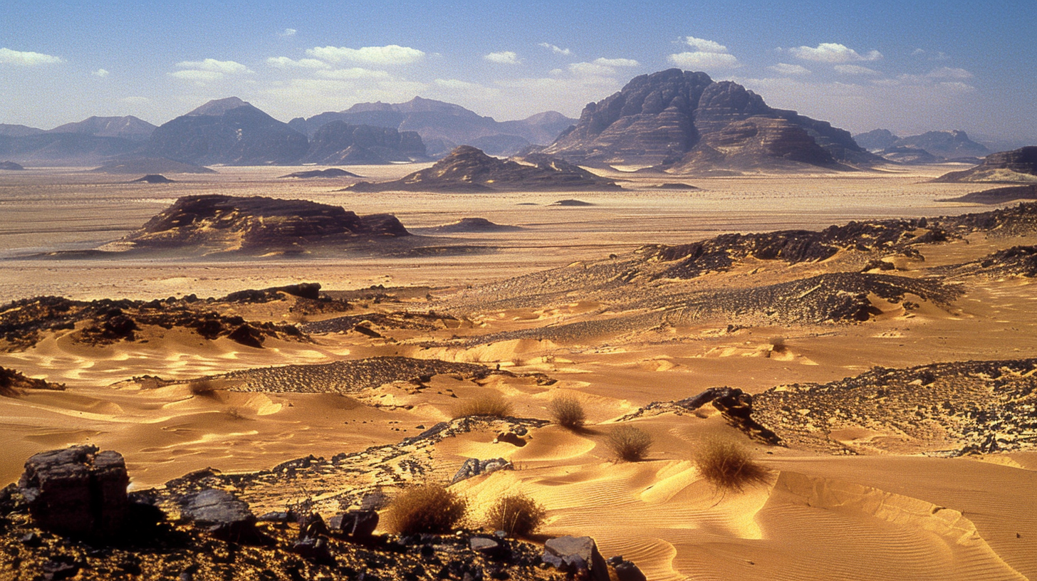 Desert Landscape Saudi Arabia 1992