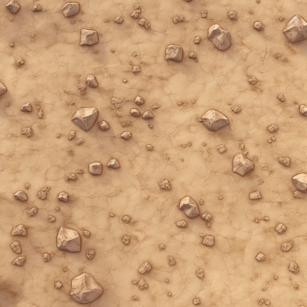 High-definition top-down view desert sand texture tile