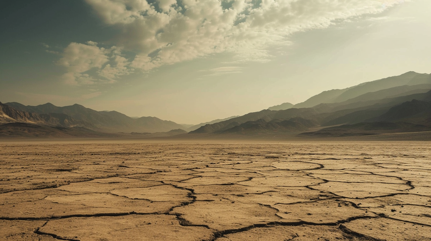 Beautiful Desertic Empty Landscape View