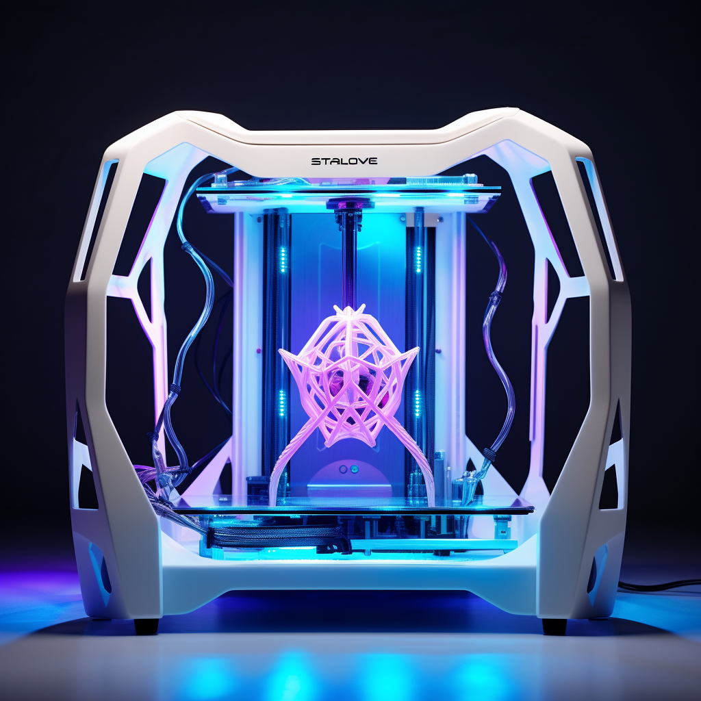 Desktop SLS 3D Printer with Futuristic Design