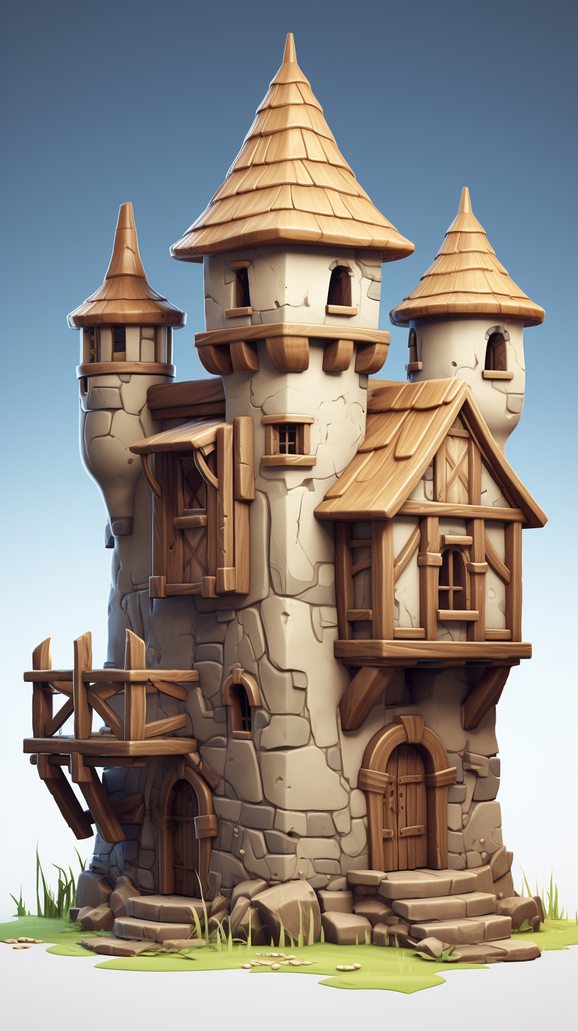 Simple design of a baby castle