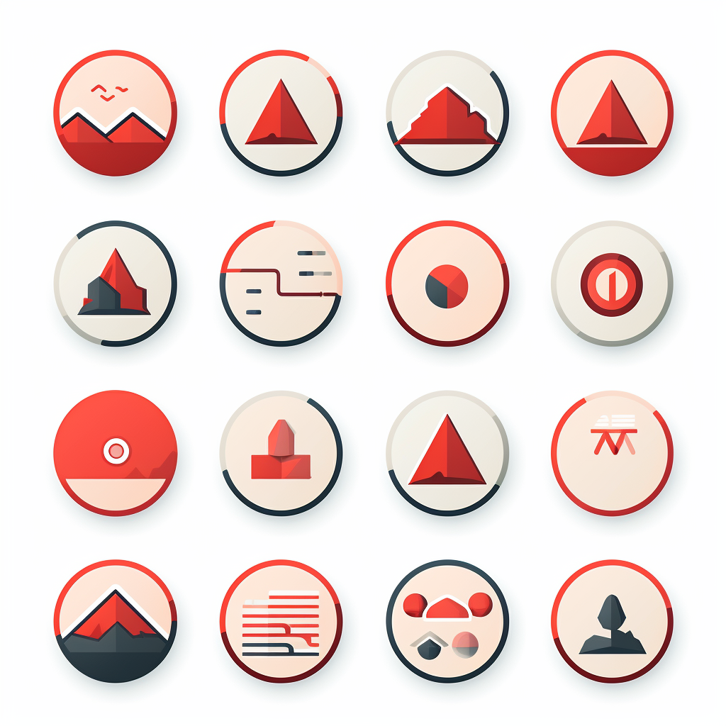 Simple and clean developer documentation icons