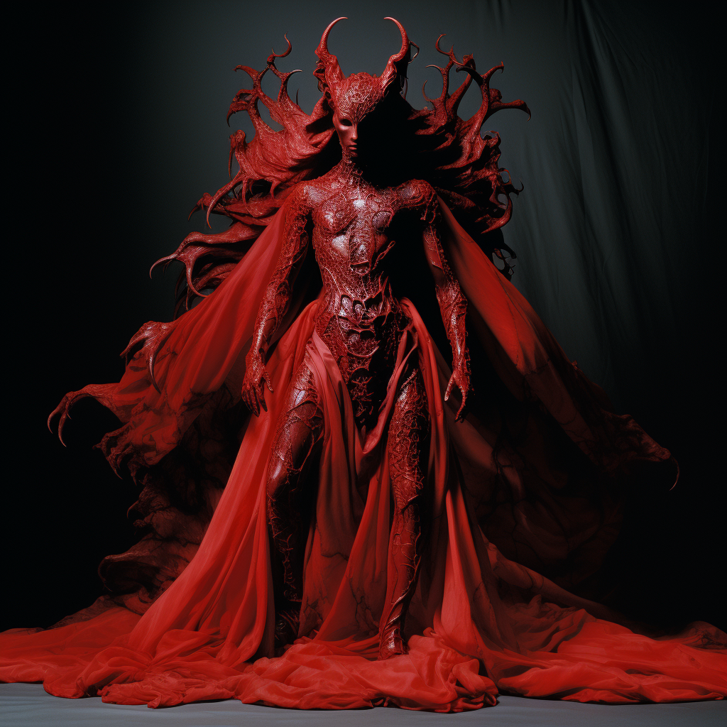 Stunning Devil Costume by Alexander Mcqueen