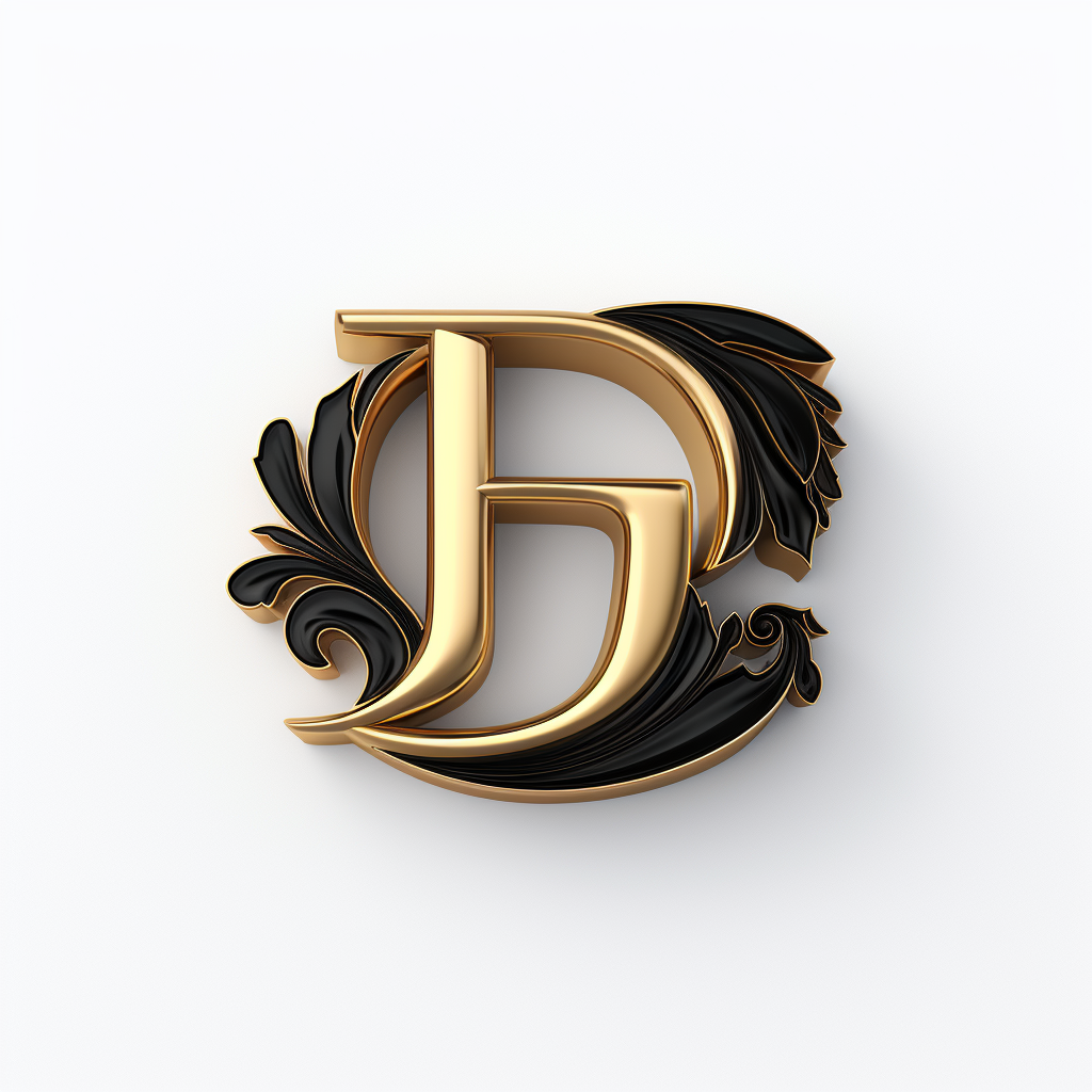 DG Designer Logo Mockup Image