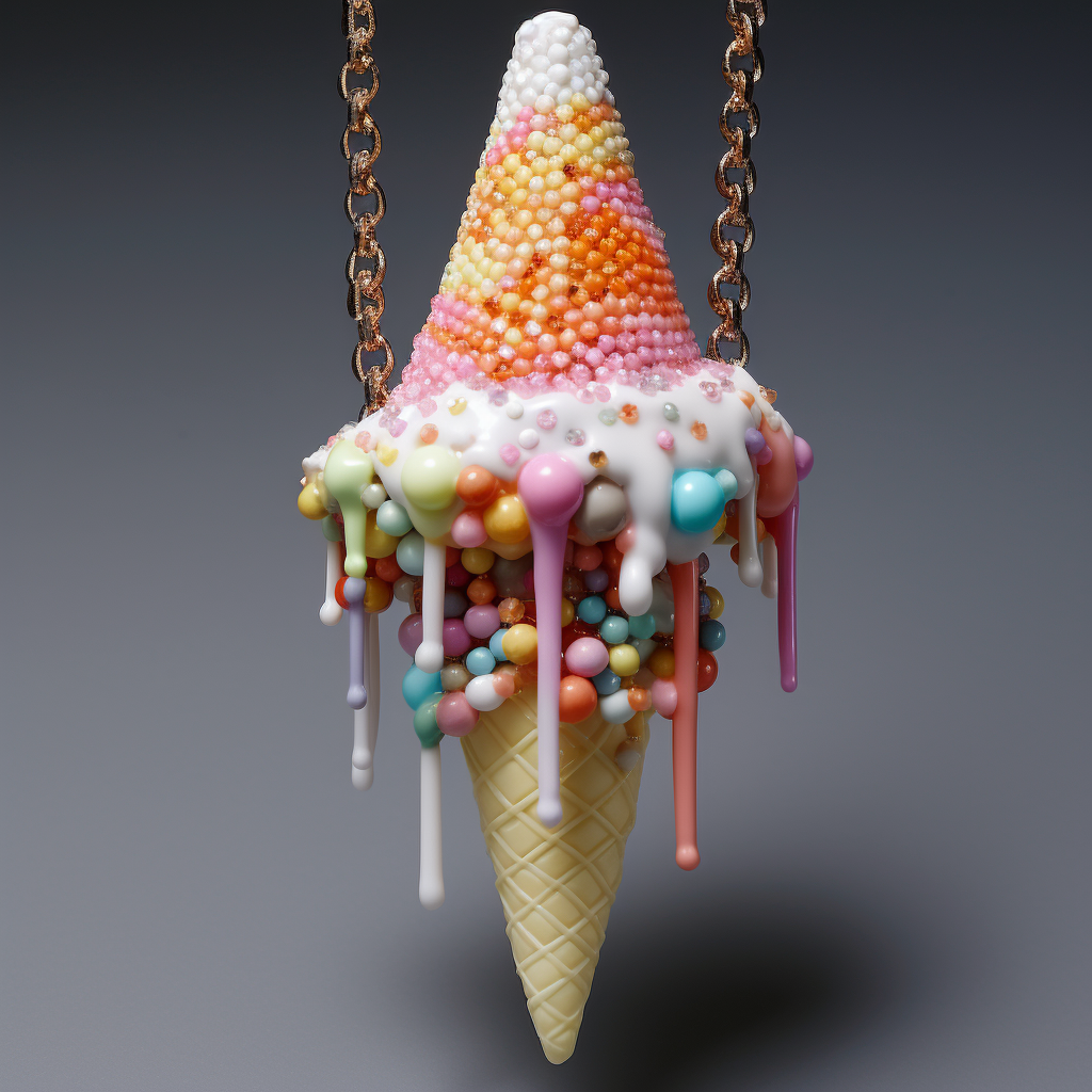 Diamond Necklace Trappin Dots Pendant