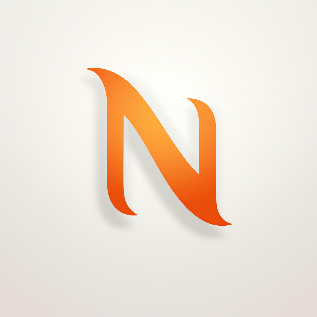 Orange 'N' Logo for Dictionary Website