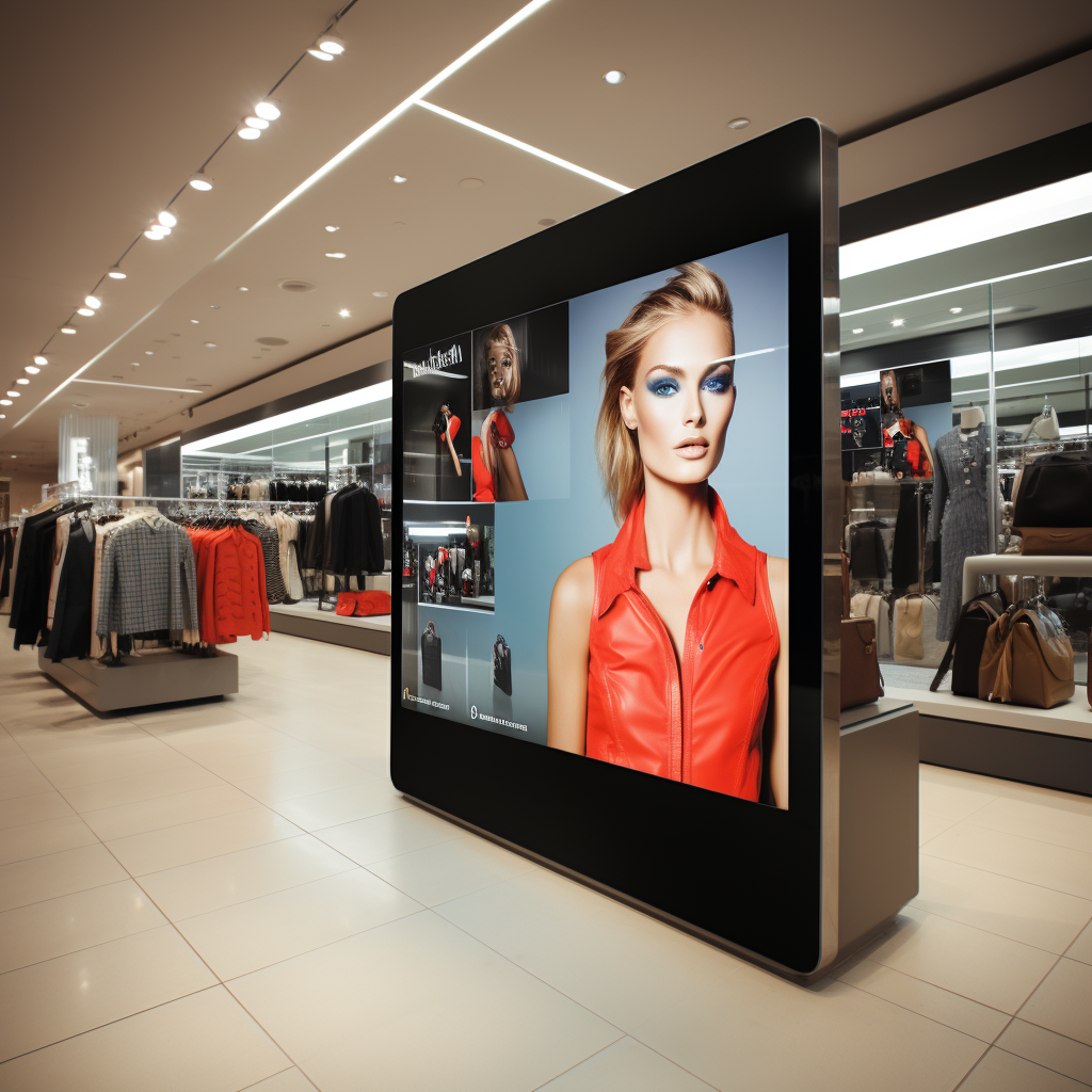 Ladies' Digital Signage Boosting Sales