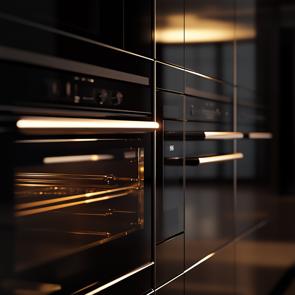 Stylish double wall oven photo