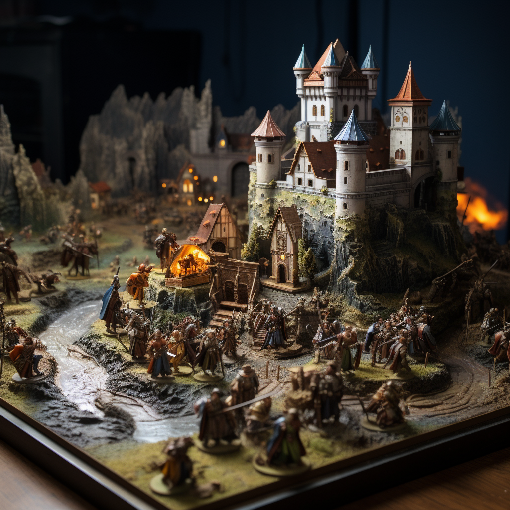 Medieval Battle Diorama