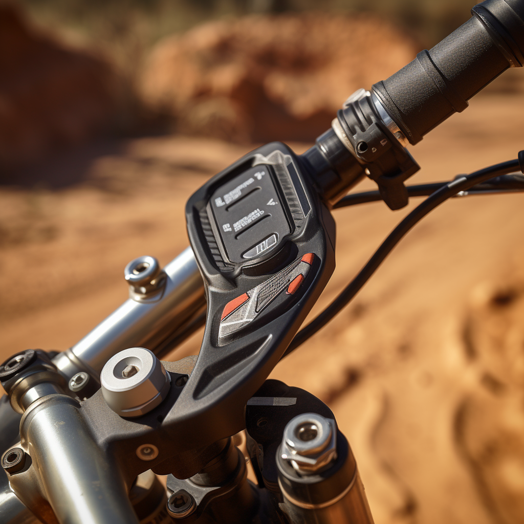 Throttle lever for dirtbike