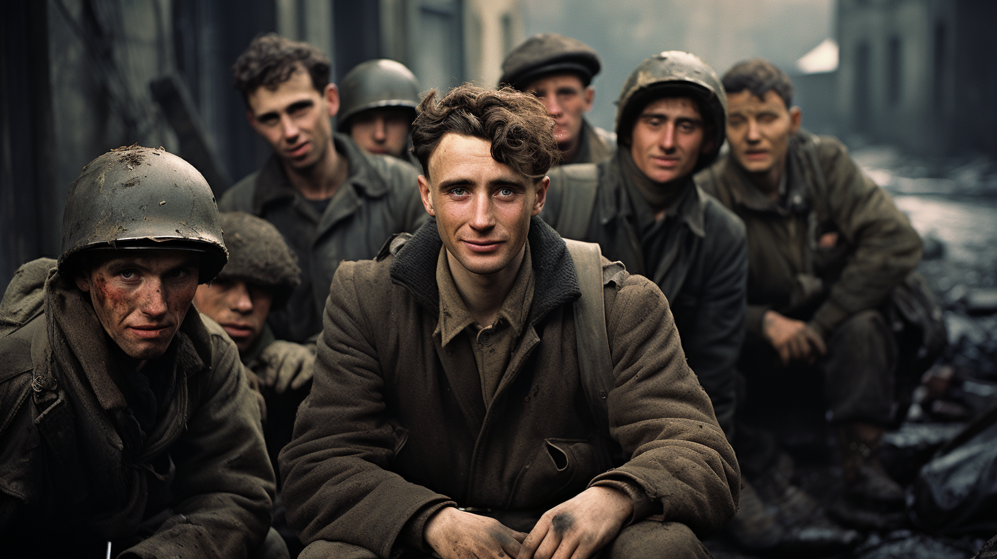 Photograph of Disabled People in World War II