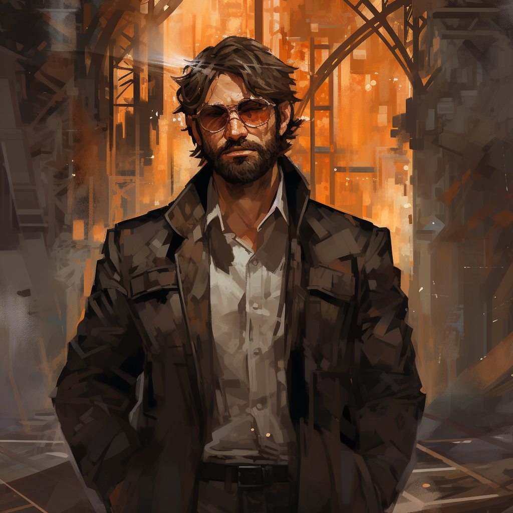 Vibrant artwork from Disco Elysium