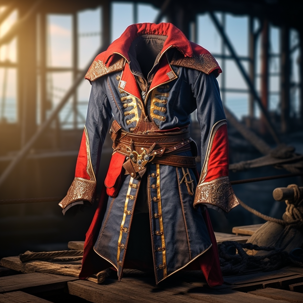 Dishonored style pirate coat, fine quality image