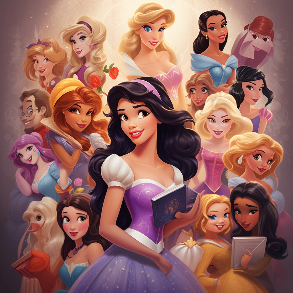 Disney princesses montage picture