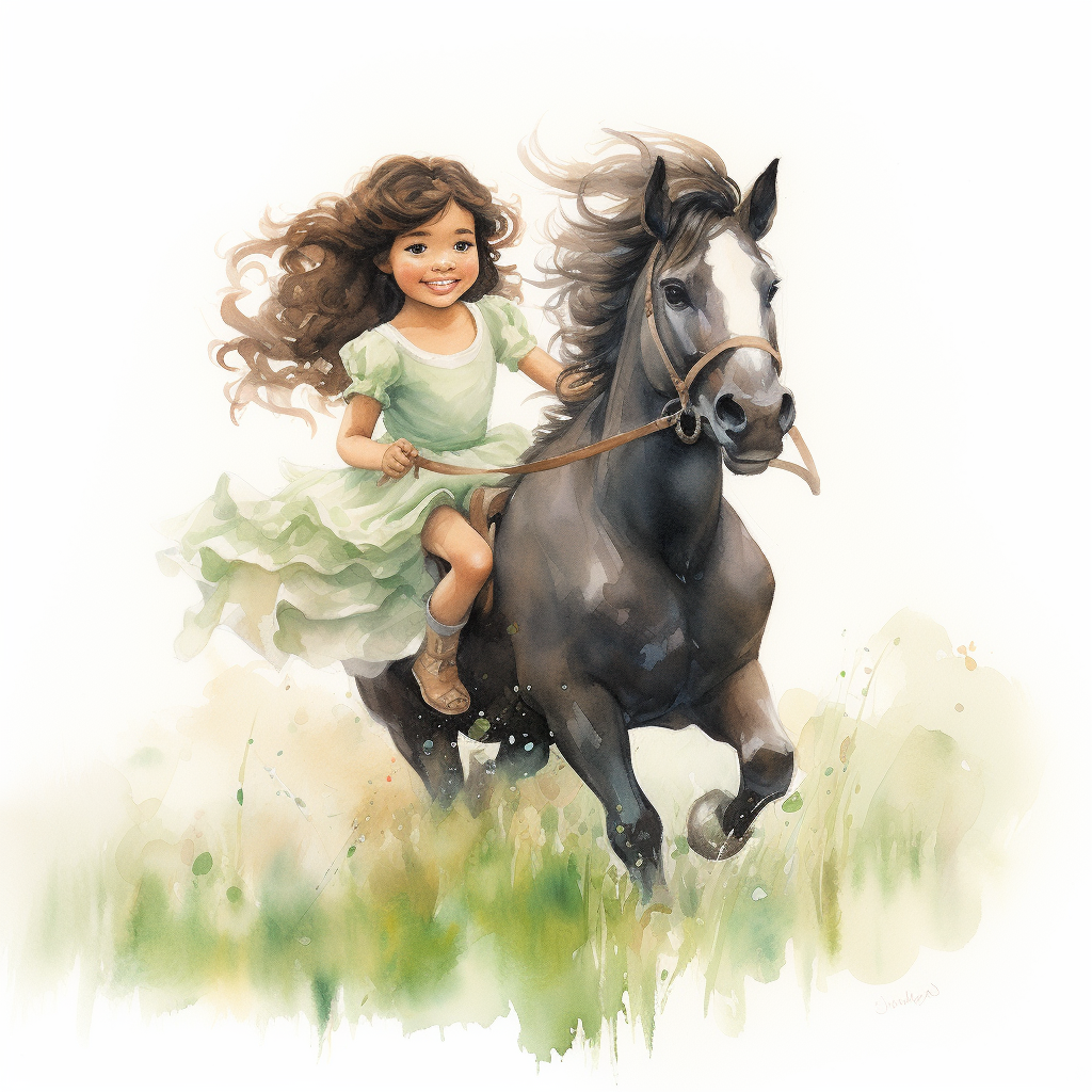 Disney toddler princess riding a horse