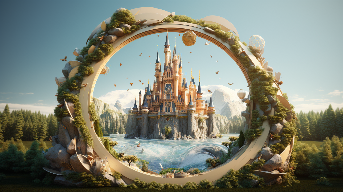 Disney Golden Circle in 3D AR