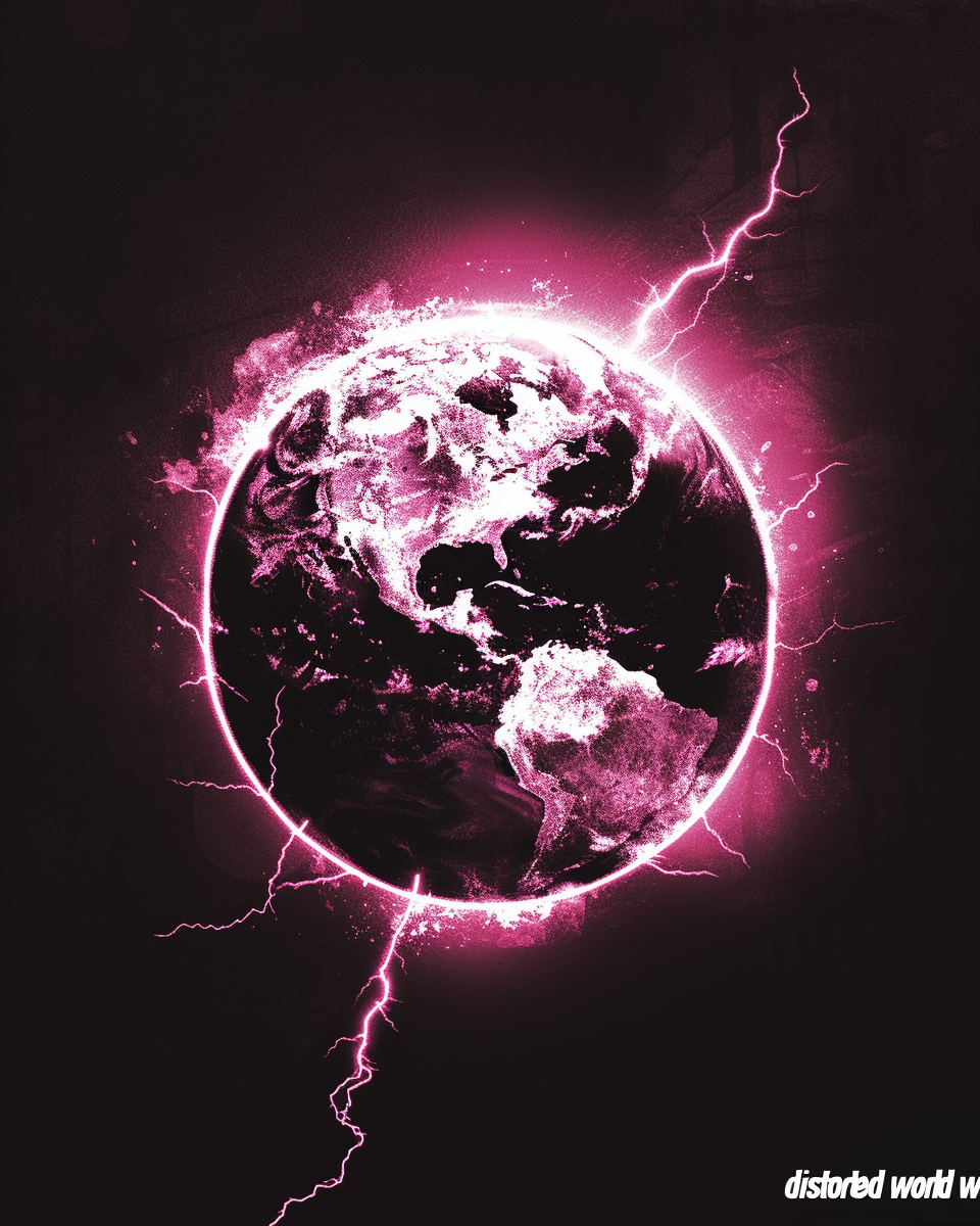 Distorted World Wide Electrical Logo