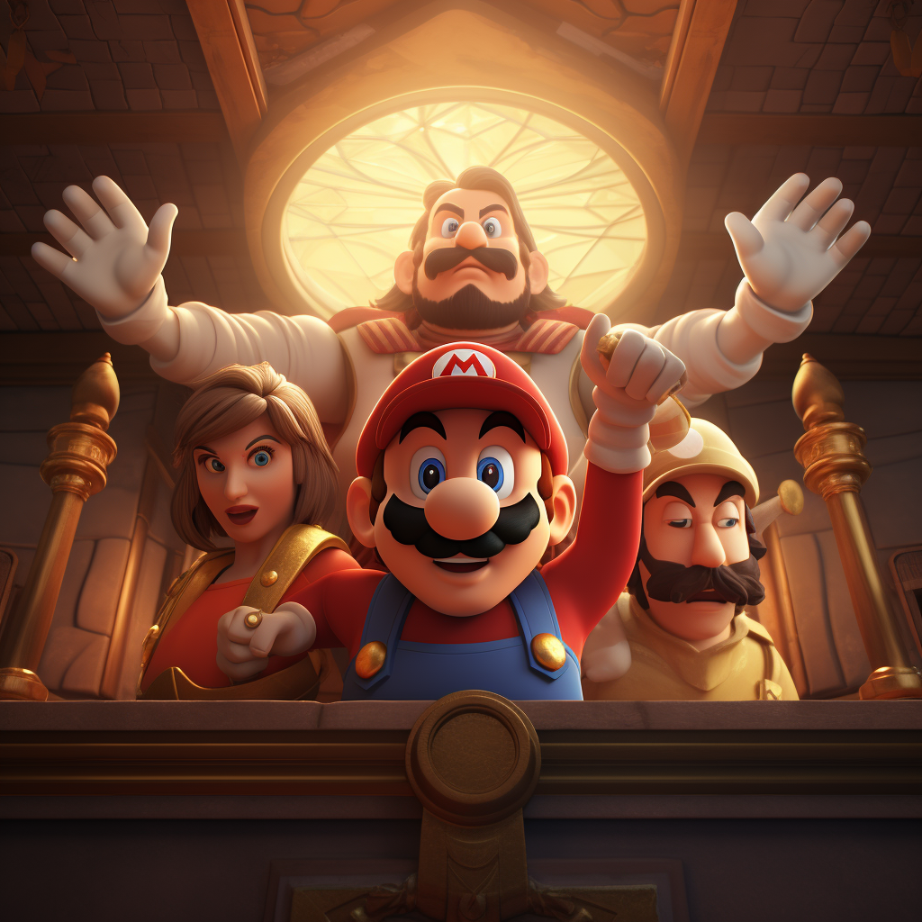 Mario and Luigi on a divine mission