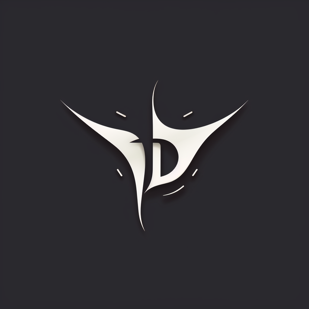 Diving logo with seamless blend of manta ray wings