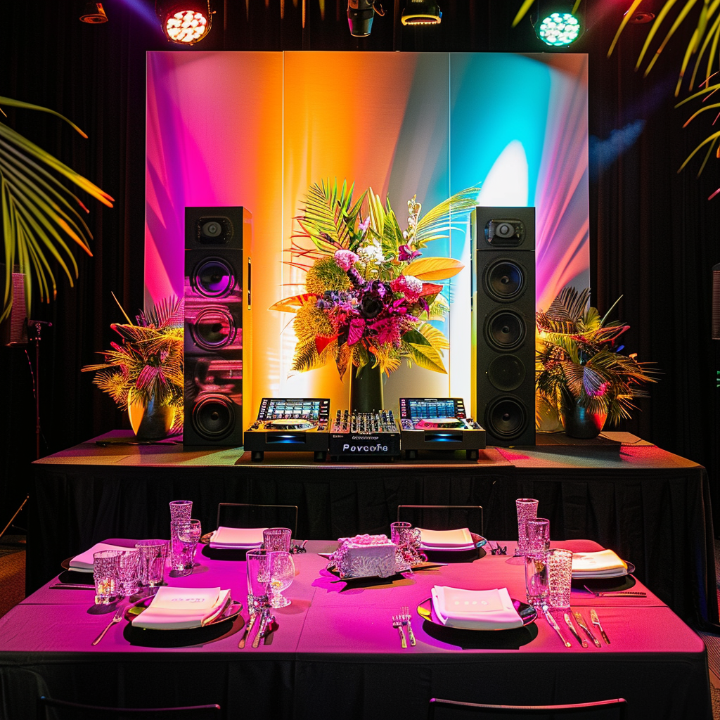 DJ stage design Sydney event