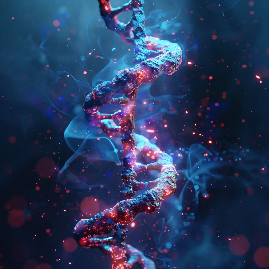 DNA Intron Potential Research Concept