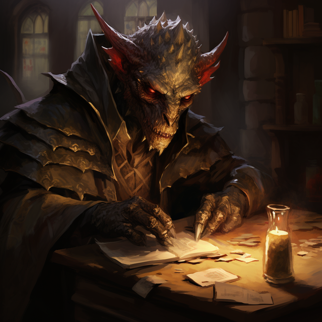 Sinister DND Evil Poet Image