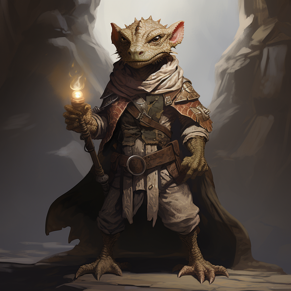 Detailed Kobold Character Design Concept