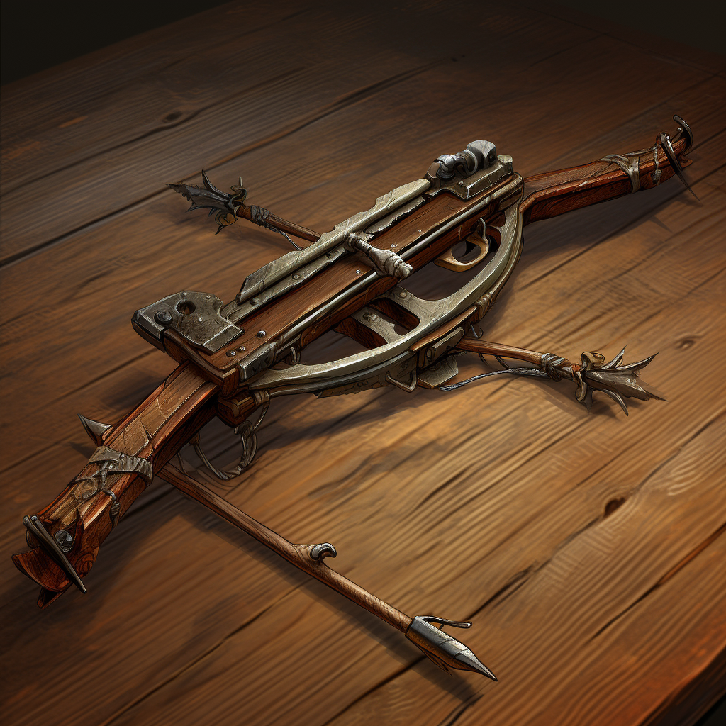 D&D illustration of a simple crossbow