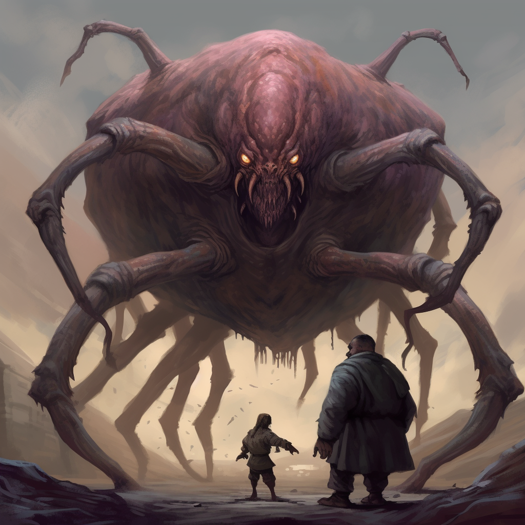 D&D monster art: Spiderbeholder token