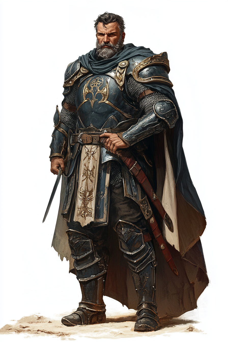 D&D Tall Figure Noble Armor Cloak