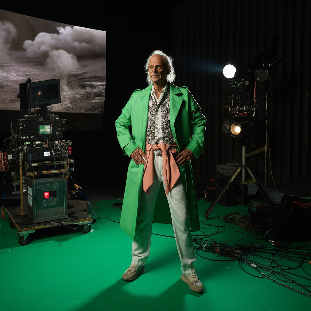 Doc Brown on Green Screen