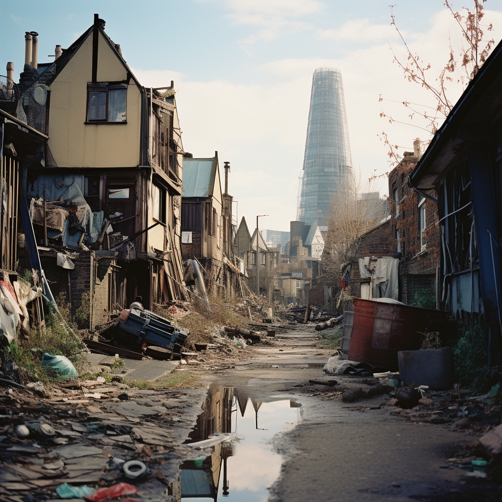 Documentary Polaroids of Future London Slums