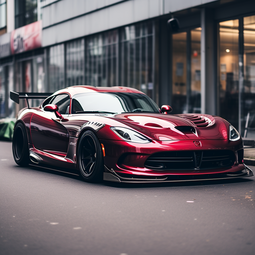 Stunning Dodge Viper SRT with Wide Body Kit