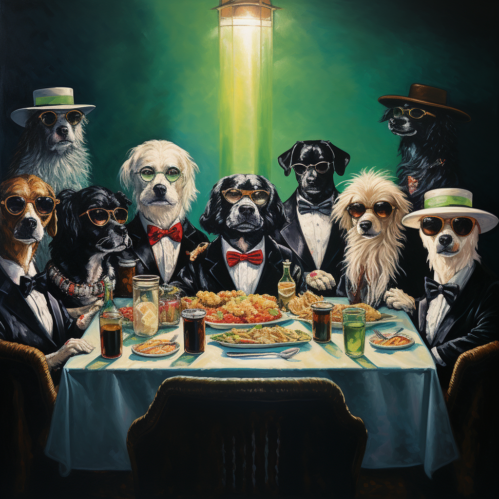 Dogs in Velvet Suits