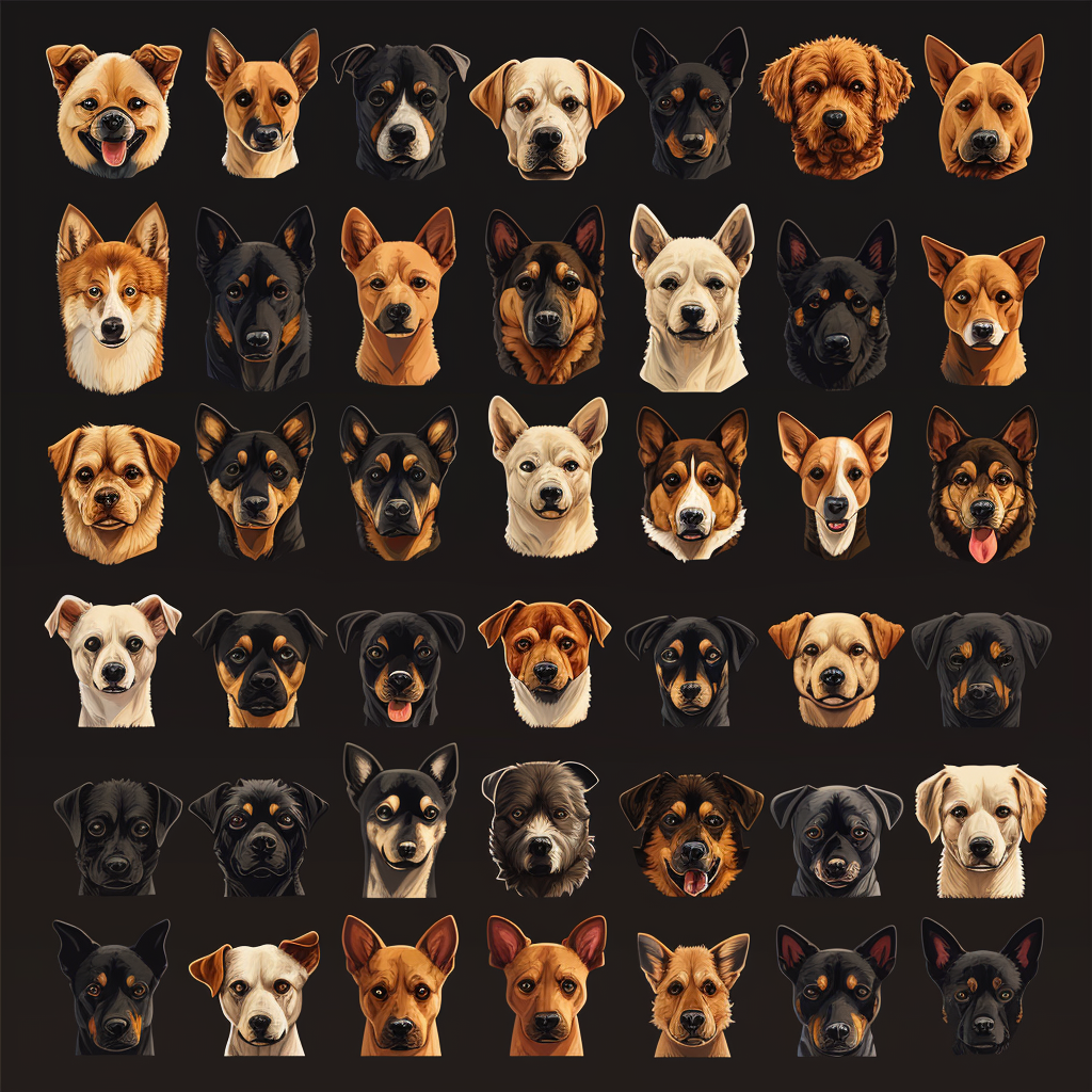 Realistic Dog Faces