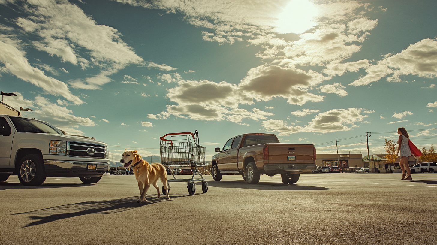 Dog in Tractor Supply Store