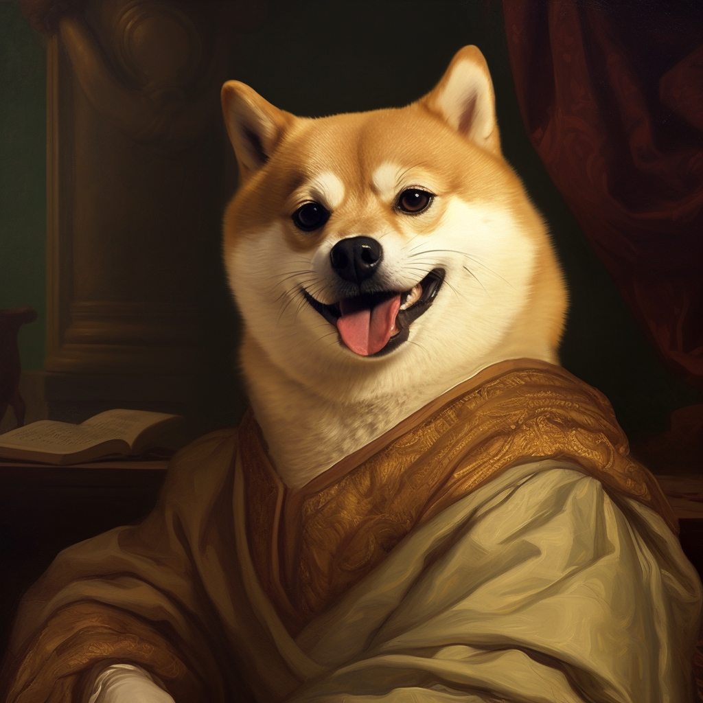 Cute doge meme image